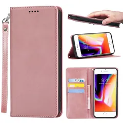 に適用する iPhone SE ケース 第2世代 第3世代 iphone7 iphone8 用の ケース 手帳型 カバー puレザー 耐摩擦 耐衝撃 マグネット式 スタンド機能 手触りが良い スマホケース スマホカバー(iPhone SE2 iPhone  0