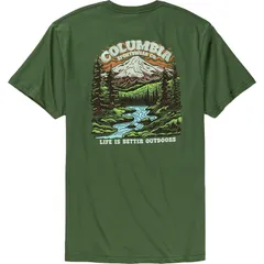 コロンビア メンズ トップス Tシャツ 半袖 Columbia Graceful ShortSleeve TShirt Mens Canteen