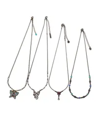 アナスイ ネックレス 4点セット バタフライモチーフ 蝶 レディース ANNA SUI