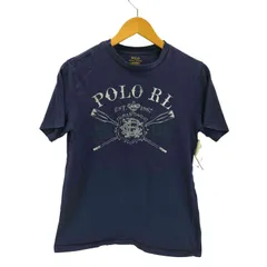 ポロラルフローレン POLO RALPH LAUREN プリントデザイン クルーネック Tシャツ レディース  L/G