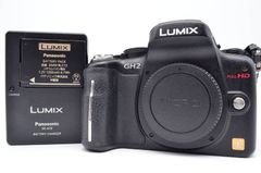 [Working Condition] Panasonic LUMIX DMC-GH2 Black Body Micro Four Thirds Mirrorless Camera, Full HD Video Compatible, Battery Charger Included, G Series