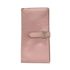 HERMES(エルメス) 長財布 ベアンスフレ ピンク シルバー金具