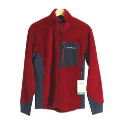 未使用 モンベル mont bell クリマエア ジャケット Men's 1106690 パプリカ Mサイズ フリース 登山 キャンプ アウトドア
