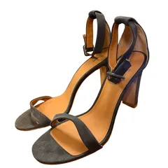  PIPPICHIC  スエードサンダル  アンクルストラップ 250 ネイビー 2000001146057【MN37】