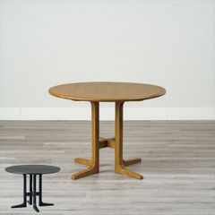 良品】アサヒ木工 日田杉 高級ダイニングテーブル 円形 幅110 - メルカリ