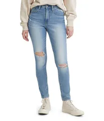 リーバイス レディース ボトムス デニムパンツ ジーンズ LevisR 721 High Rise Destructed Skinny Jeans High Beams