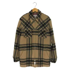 ジェイクルー J.CREW ウールナイロンチェック柄 ジップアップジャケット メンズ import：L のサムネイル