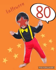 ミッキー　風　キッズ　コスプレ　コスチューム　　ディズニー　ハロウィン　80