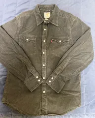 (S)リーバイス コーデュロイ ウェスタン シャツ