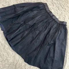 LANVIN en Bleu スカート ネイビー 38 キレイめ シンプル