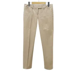 セオリー Theory 01-3106441 テーパードパンツ 0 ベージュ系 センタープレス バックポケット 無地 ストレッチ