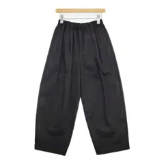 TRAVAIL MANUEL コンパクトチノストレッチ コクーンパンツ 定価15400円 5026-41 パンツ ブラック レディース トラバイユマニュアル【中古】6-0205G∞