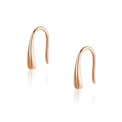 ピアス ドロップ 小ぶり 小さめ シンプル シルバー Silver925 金属アレルギー対応 1.5cm 1.0cm (ピンクゴールド, 1.5cm) 1