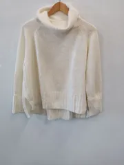 ピ525●COCO DEAL●ココディール●ニット●セーター●ハイネック●長袖●size2●白