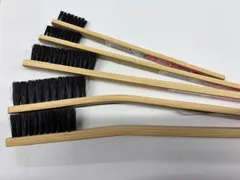 竹ブラシ　豚毛　5本セット