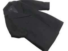 Demi-Luxe BEAMS デミルクスビームス ウール混 チェスター コート size38/紺 ◇■ レディース