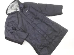adidas アディダス ボアフード 中綿 ベンチ コート sizeM/黒 ◇■ メンズ