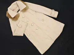 MISCH MASCH ミッシュマッシュ アンゴラ混 フォックスファー コート size38/オフホワイト ◇■ レディース