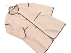 INGNI イング パイピング ノーカラー コート sizeM/ベージュ ◇■ レディース