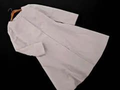 MISCH MASCH ミッシュマッシュ ノーカラー コート size38/ライトグレー ◇■ レディース