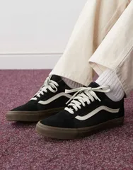 バンズ レディース シューズ スニーカー Vans Old Skool canvas sneakers Black ブラック