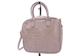 grove グローブ 型押しレザー 2WAY ショルダー ハンド バッグ ベージュ ■■ レディース