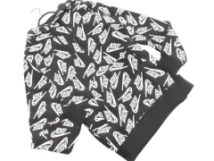 NIKE ナイキ 裏起毛 ロゴ総柄 プルオーバー パーカー sizeL/白ｘ黒 ◇■ メンズ