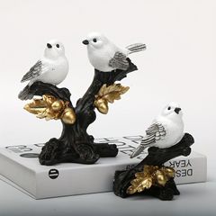 ガラス製 鳥の置物 グリーン ラメ入り - メルカリ