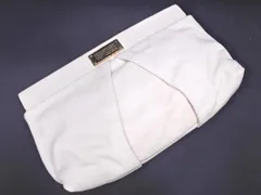 MARC BY MARC JACOBS マークバイマークジェイコブス カウレザー クラッチ バッグ 白 ■■ レディース