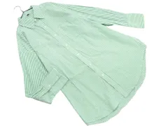 INGNI イング ストライプ ブラウス シャツ sizeM/グリーン ■◇ レディース