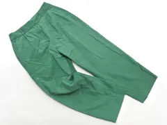 PLST プラステ クロップド パンツ sizeM/緑 ■◇ レディース