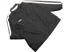 FILA フィラ ウインドブレーカー ジャケット sizeL/黒 ◇■ メンズ