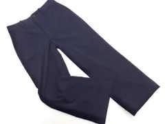 ZARA ザラ ロールアップ ワイド パンツ sizeS/紺 ■■ レディース