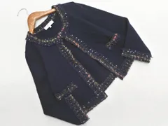 KUMIKYOKU 組曲 ボレロ カーディガン size2/紺 ◇■ レディース