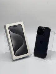 【箱付き中古B】iPhone 15 Pro 128GB ブラックチタニウム バッテリー【100%】