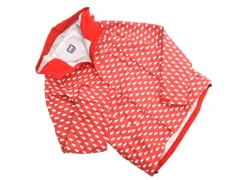 HELLY HANSEN ヘリーハンセン 総柄 ジップアップ フーディー ジャケット sizeL/赤ｘ白 ◇■ レディース