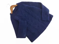 AMERICAN EAGLE アメリカンイーグル ケーブル編み ニット セーター sizeXXS/紺 ◇■ レディース