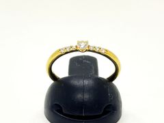 最終価格！K18 0.15 0.08ct天然ダイヤモンド リング♯12 2.3g - メルカリ
