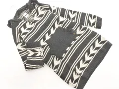 BILLABONG ビラボン 総柄 フード チュニック ニット ワンピース sizeM/白ｘグレー ◇■ レディースのサムネイル