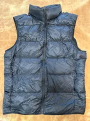 UNIQLOユニクロ　ウルトラライトダウン　ネイビー　メンズ　サイズM袋付き