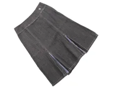THE SCOTCH HOUSE スコッチハウス 素材 切替 タック デニムスカート size36/チャコール ■◇ レディースのサムネイル