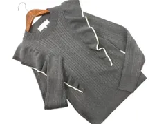 Rope Picnic ロペピクニック フリル ニット セーター size38/グレー ◇■ レディース