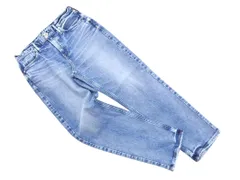 upper hights アッパーハイツ USED加工 テーパード デニムパンツ size24/インディゴ ■■ レディース