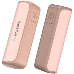充電式カイロ 2秒急速発熱 6000mAh大容量 電気カイロ 3階段温度調節 10時間連全域発熱 Type-C急速充電 【2025 新型磁気式/分離式設計 】小型 超軽量 持ち運びやすい 秋冬の通勤 キャンプ ハイキング ギフトとしても最適です (ピンク)