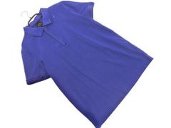 ARMANI EXCHANGE アルマーニエクスチェンジ ジップ ポロシャツ sizeS/紺 ■◆ メンズ