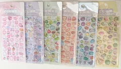 未開封⭐︎ クリアぷくぷくキャンディシール 吉田産業　6枚セット