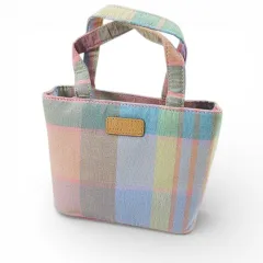 ローレンラルフローレン LAUREN RALPH LAUREN トートバッグ マドラスチェック マルチカラー  布