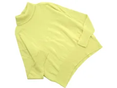 green label relaxing グリーンレーベルリラクシング ユナイテッドアローズ ウール混 タートルネック ニット セーター 黄 ◇■ レディース
