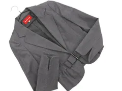 Apuweiser-riche アプワイザーリッシェ ウール混 リボン テーラード ジャケット size2/グレー ◇■ レディースのサムネイル