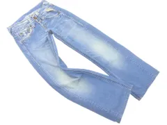 REPLAY リプレイ ボタンフライ デニムパンツ size24/青 ■■ レディース
